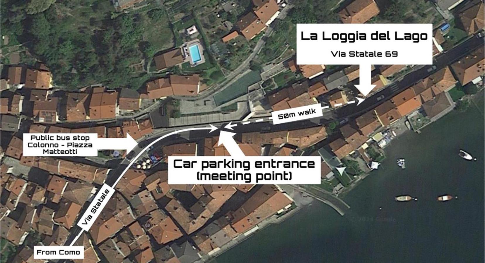 La Loggia Del Lago Colonno Bagian luar foto